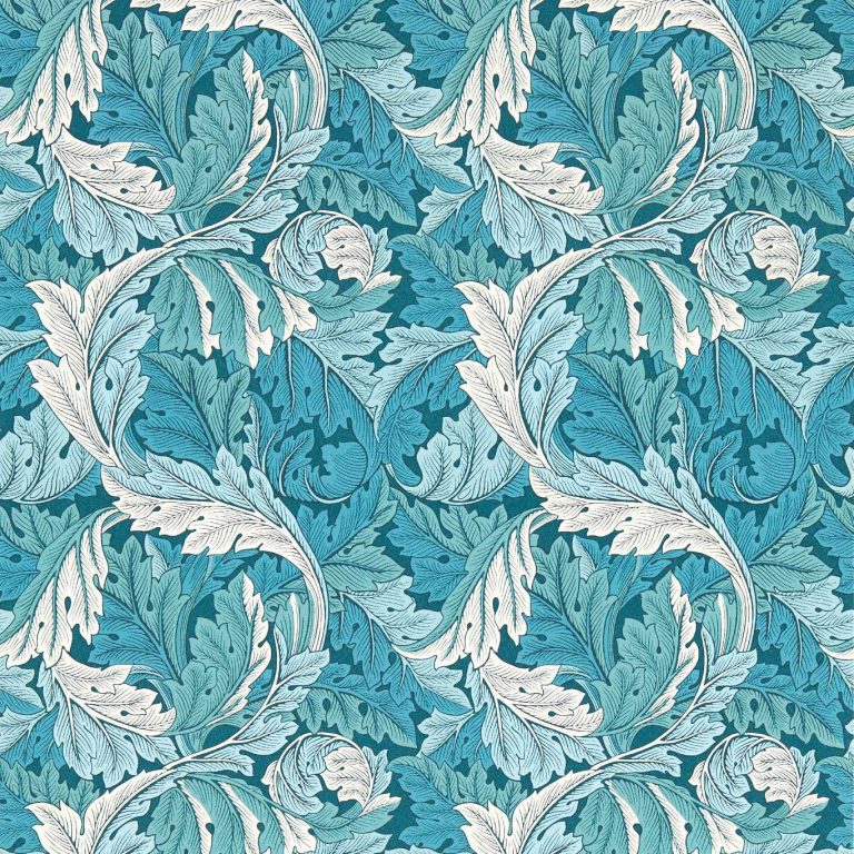 Обои - Clarke and Clarke - ACANTHUS - TEAL - W0175/04