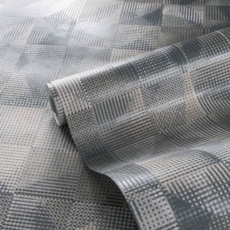 Обои — Clarke and Clarke — IMPATTO — CHARCOAL/LINEN — W0182/01