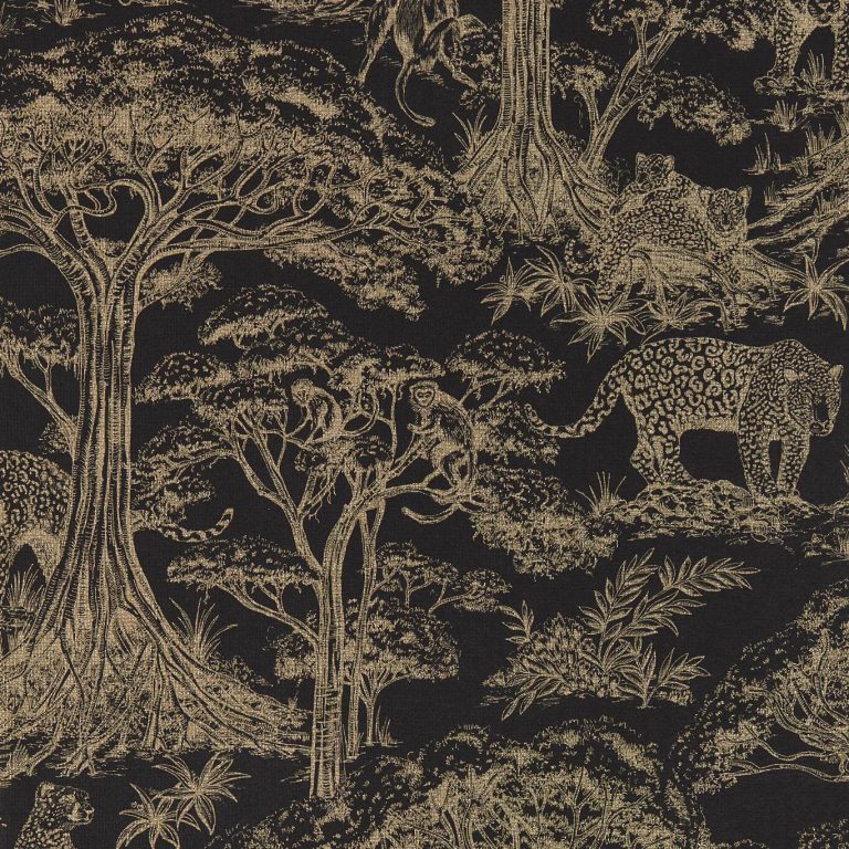 Обои - Clarke and Clarke - KISUMU - NOIR/LUXE - W0185/04