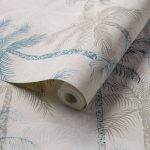 Обои — Clarke and Clarke — PALMYRA — DENIM — W0189/01