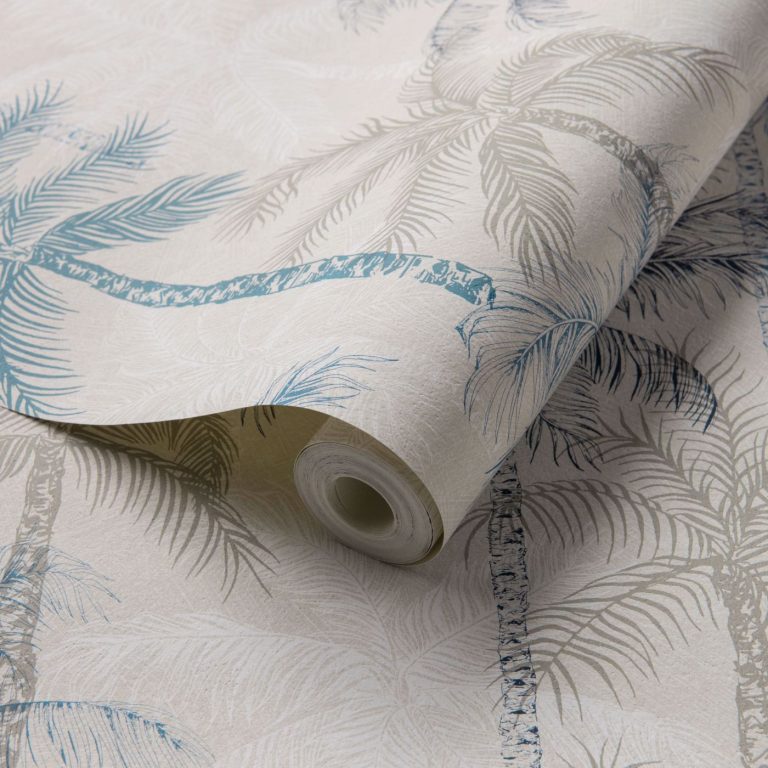 Обои — Clarke and Clarke — PALMYRA — DENIM — W0189/01