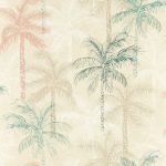 Обои — Clarke and Clarke — PALMYRA — MINERAL/BLUSH — W0189/03
