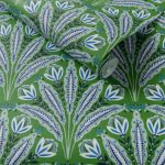Обои — Clarke and Clarke — ATTINGHAM — COBALT/GREEN — W0193/01
