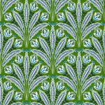 Обои — Clarke and Clarke — ATTINGHAM — COBALT/GREEN — W0193/01