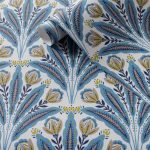 Обои — Clarke and Clarke — ATTINGHAM — DENIM — W0193/02