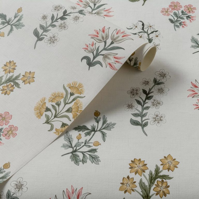 Обои — Clarke and Clarke — LEIDEN — BLUSH/OCHRE — W0194/01