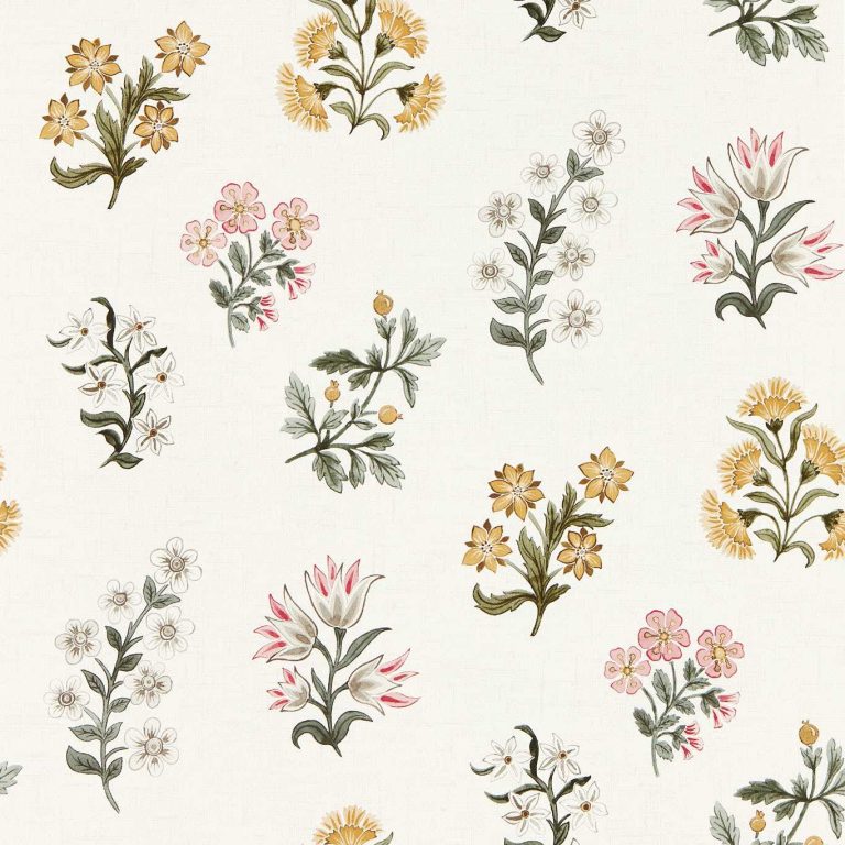 Обои - Clarke and Clarke - LEIDEN - BLUSH/OCHRE - W0194/01