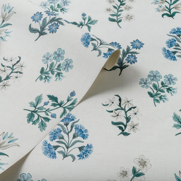Обои — Clarke and Clarke — LEIDEN — DENIM — W0194/03