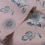 Обои — Clarke and Clarke — ROSERAIE — BLUSH — W0197/01