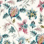 Обои — Clarke and Clarke — SIZERGH — TEAL/BERRY — W0198/04