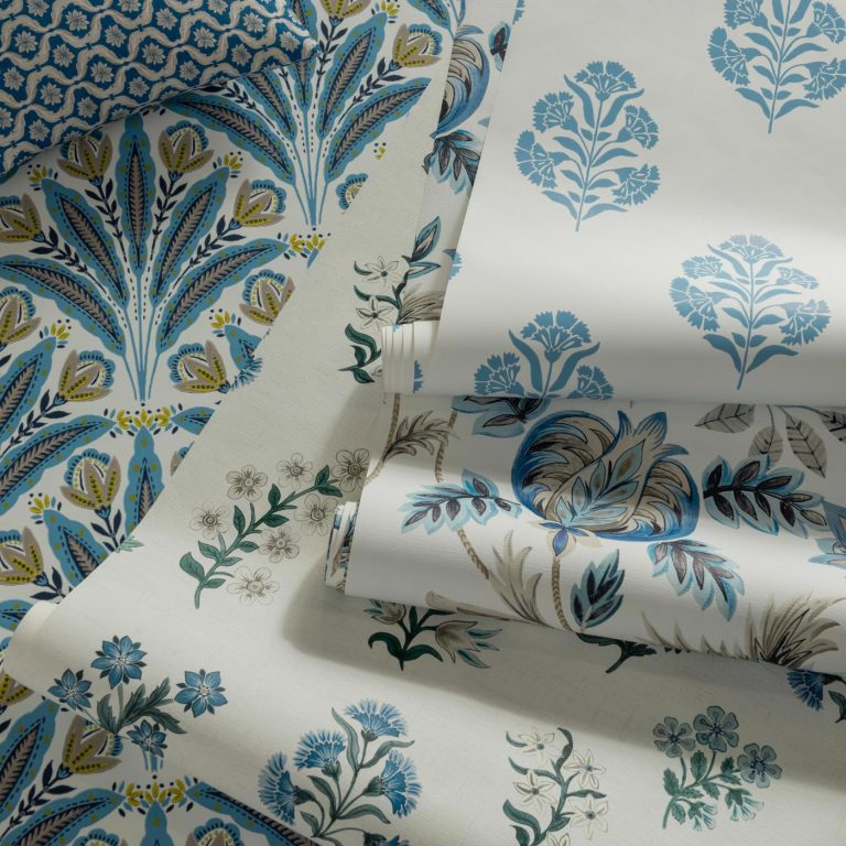 Обои — Clarke and Clarke — STANDEN — DENIM — W0199/02