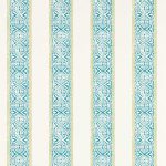 Обои — Clarke and Clarke — KALAMKARI — TEAL — W0237/04