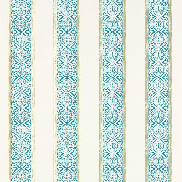 Обои - Clarke and Clarke - KALAMKARI - TEAL - W0237/04