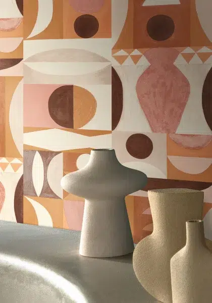 Обои Casamance — Auguste Terre de Sienne 76032548 (Коллекция Mouvements)