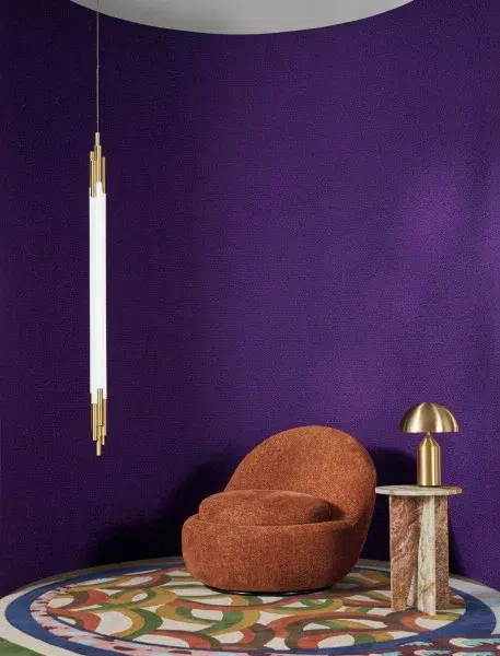 Обои Casamance — Etreinte Ultraviolet 71451115 (Коллекция Etreinte)