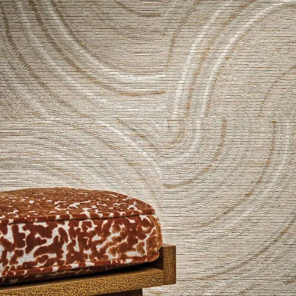 Обои Casamance — Alentours Ivoire Orange 71710202 (Коллекция Manufactura)