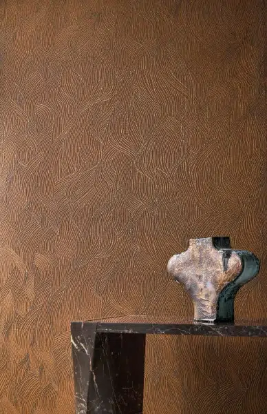 Обои Casamance — Alaris Fauve Cuivre 71620406 (Коллекция Linessence 2)