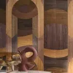 Обои Casamance — Traversee Aubergine chene 71780331 (Коллекция Traversee)