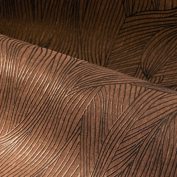 Обои Casamance — Alaris Fauve Cuivre 71620406 (Коллекция Linessence 2)