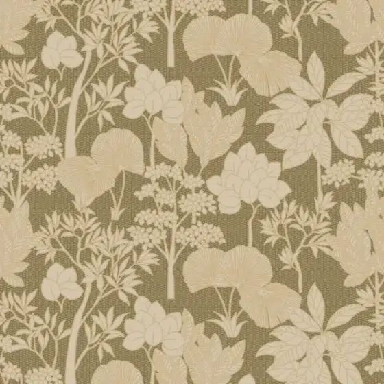 Обои Casamance - Inara Kaki / Dore 76900202 (Коллекция Tressora)