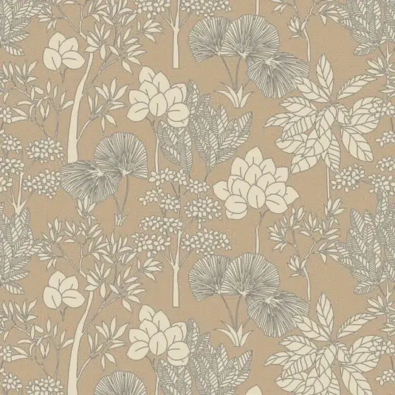 Обои Casamance - Inara Beige / Dore 76902650 (Коллекция Tressora)