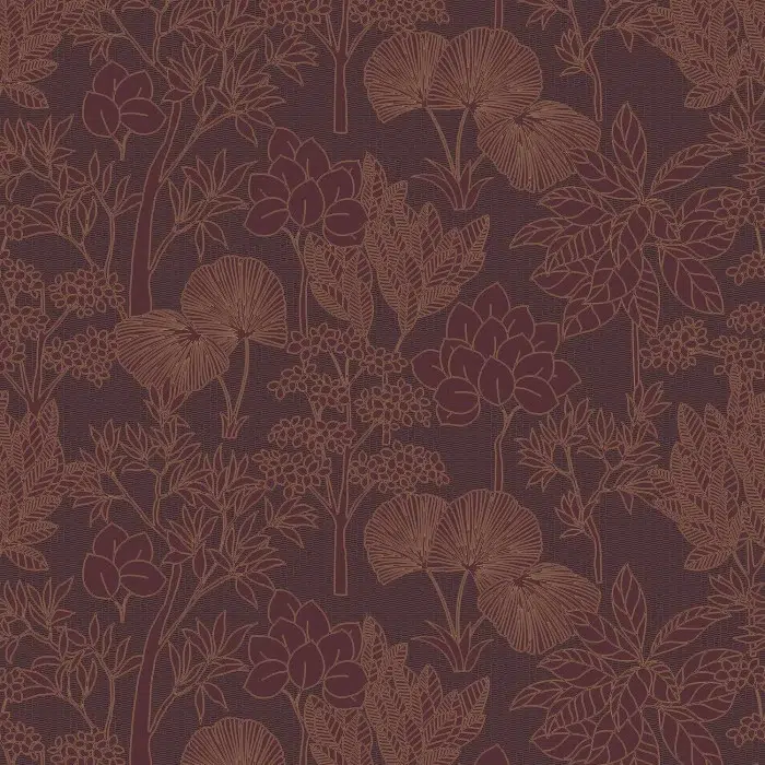 Обои Casamance — Inara Pourpre 76900712 (Коллекция Tressora)