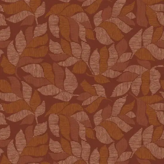 Обои Casamance - Lontara Terracotta / Cuivre 76911222 (Коллекция Tressora)