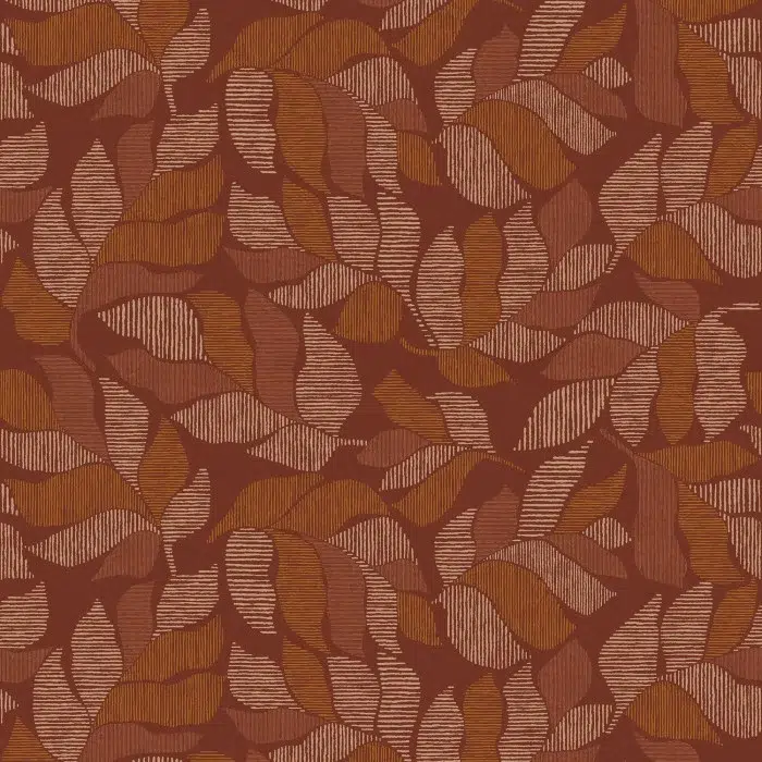 Обои Casamance — Lontara Terracotta / Cuivre 76911222 (Коллекция Tressora)