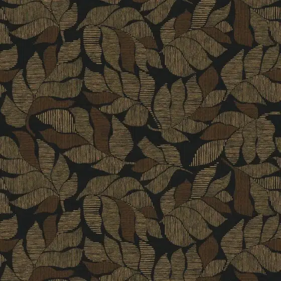 Обои Casamance - Lontara Noir / Dore 76911324 (Коллекция Tressora)