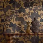 Обои Casamance — Inara Noir / Dore 76900508 (Коллекция Tressora)