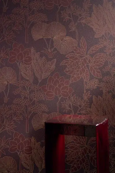 Обои Casamance — Inara Pourpre 76900712 (Коллекция Tressora)