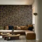 Обои Casamance — Lontara Noir / Dore 76911324 (Коллекция Tressora)