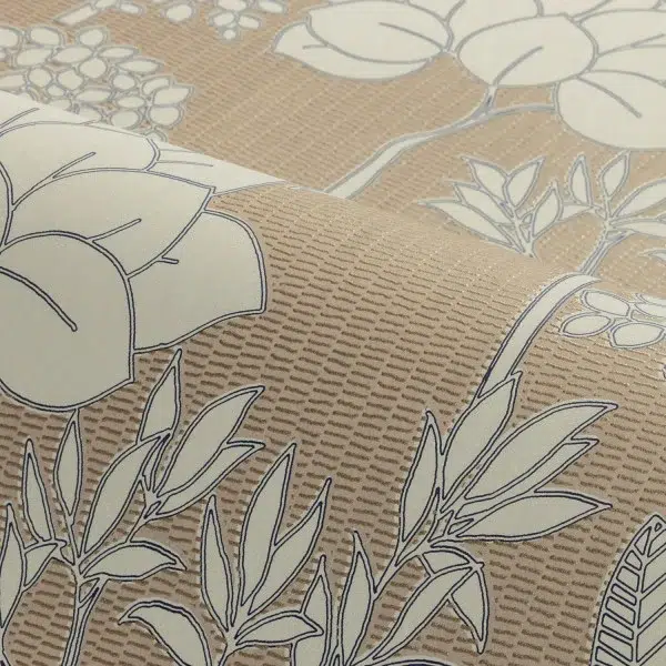 Обои Casamance — Inara Beige / Dore 76902650 (Коллекция Tressora)