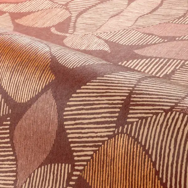Обои Casamance — Lontara Terracotta / Cuivre 76911222 (Коллекция Tressora)