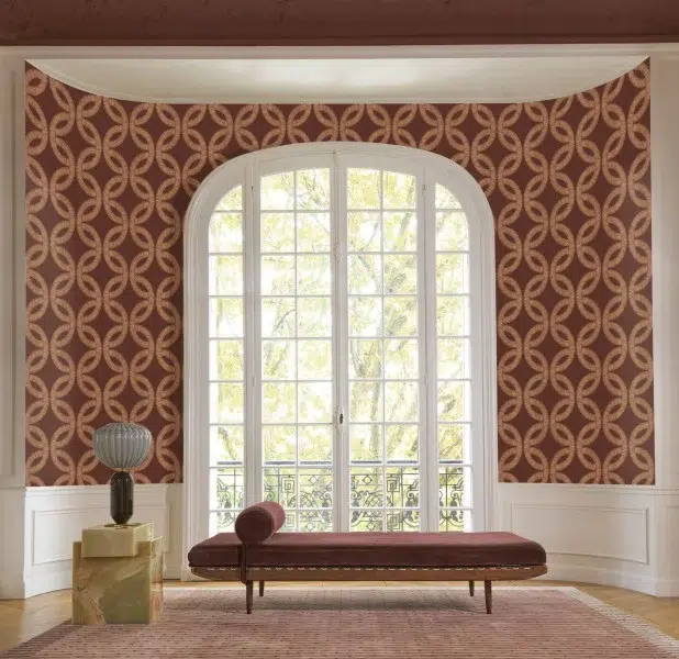 Обои Casamance — Etienne Bordeaux / Cuivre 70692344 (Коллекция Isadora)