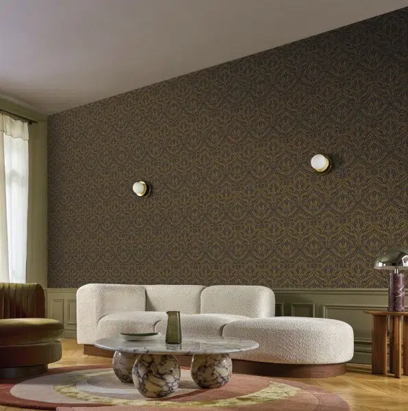 Обои Casamance — Felix Noir / Dore 75821324 (Коллекция Isadora)