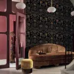 Обои Casamance — Hippolyte Noir / Dore 70450916 (Коллекция Isadora)