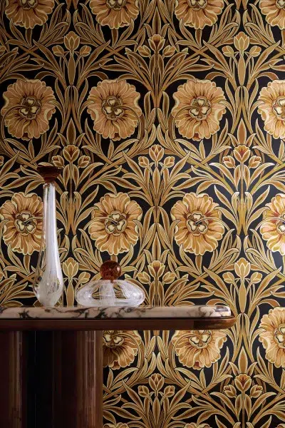 Обои Casamance — Isadora Noir / Dore 70370406 (Коллекция Isadora)
