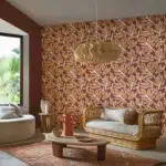 Обои Casamance — Lanzea Terracotta / Safran 77640406 (Коллекция Lanzea)