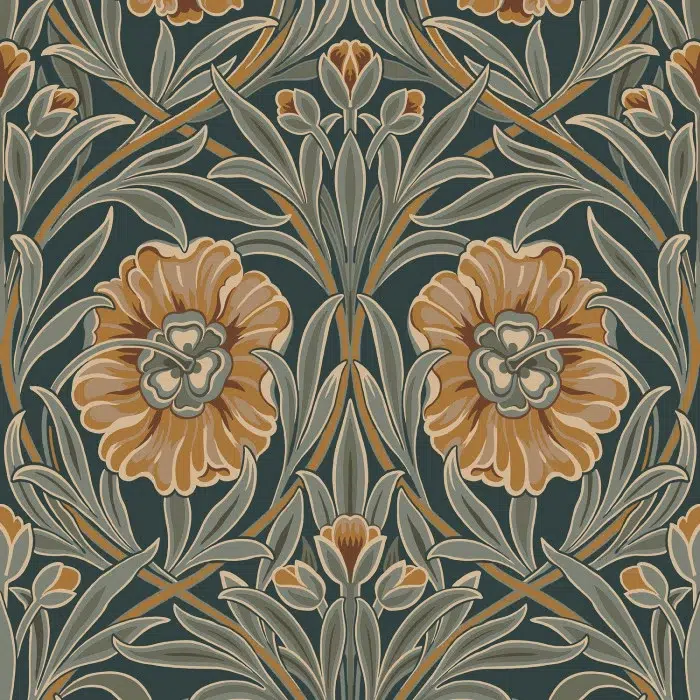 Обои Casamance — Isadora Vert Anglais / Celadon 70370304 (Коллекция Isadora)
