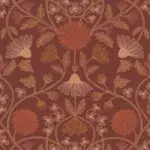 Обои Casamance — Hippolyte Bordeaux / Cuivre 70450814 (Коллекция Isadora)