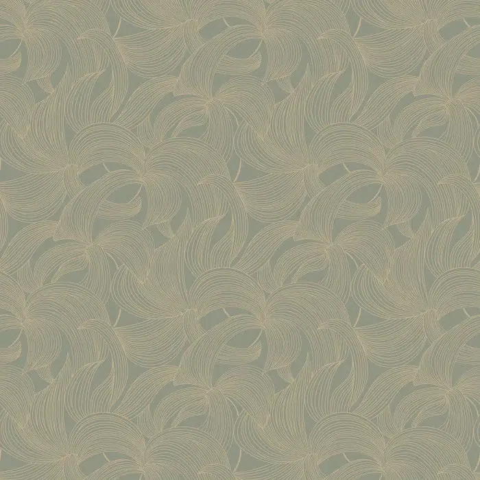 Обои Casamance — Leontine Gris bleu / Dore 70681630 (Коллекция Isadora)