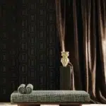Обои Casamance — Chaillot Noir / Dore 71960355 (Коллекция Odeon)