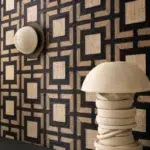 Обои Casamance — Biancavilla Noir Sable 73060314 (Коллекция Taormina)