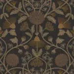 Обои Casamance — Hippolyte Noir / Dore 70450916 (Коллекция Isadora)