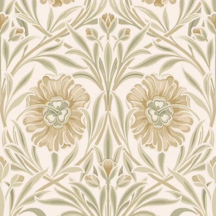 Обои Casamance — Isadora Ivoire / Amande 70370100 (Коллекция Isadora)