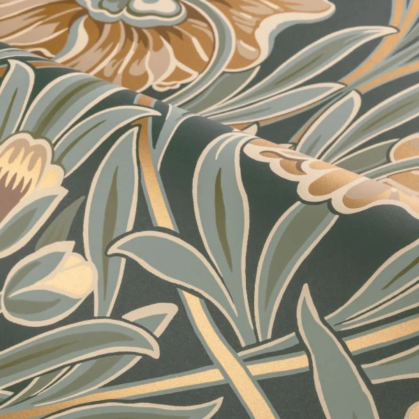 Обои Casamance — Isadora Vert Anglais / Celadon 70370304 (Коллекция Isadora)
