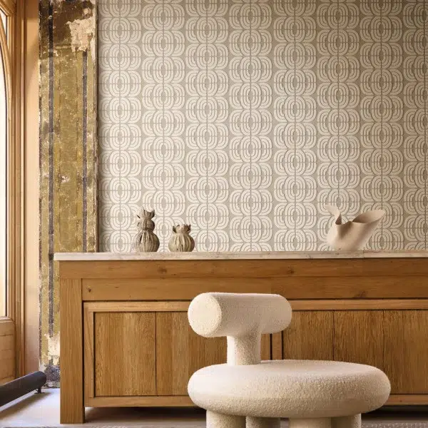 Обои Casamance — Ares Ivoire Craie 71860268 (Коллекция Mimbeau)