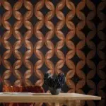 Обои Casamance — Mimbeau Noir cuivre 77380377 (Коллекция Mimbeau)