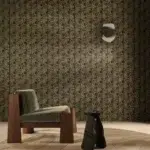 Обои Casamance — Piquey Noir mordore 77020301 (Коллекция Mimbeau)